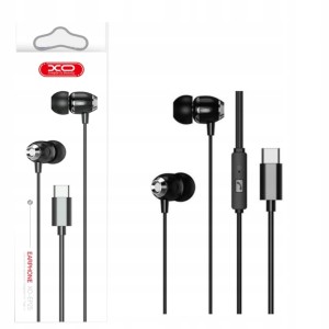 XO Słuchawki przewodowe EP25 USB 1,2M czarne