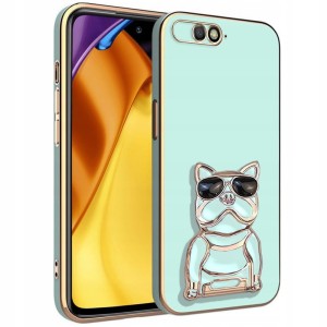 ETUI DO HUAWEI Y6 2018 GLAMOUR DOG 6D UCHWYT PODSTAWKA OCHRONA CASE + SZKŁO