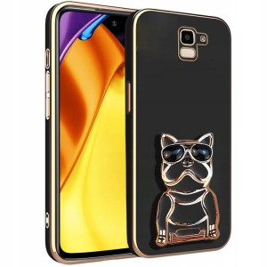 ETUI DO SAMSUNG J6 2018 GLAMOUR DOG UCHWYT PODSTAWKA OCHRONA CASE + SZKŁO