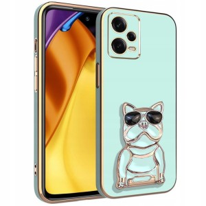 ETUI DO XIAOMI REDMI NOTE 12 PRO 5G DOG 6D UCHWYT PODSTAWKA OCHRONA + SZKŁO