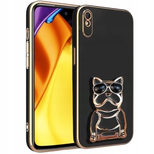 ETUI GLAMOUR DOG 6D DO XIAOMI REDMI 9A 9AT 9i UCHWYT PODSTAWKA + SZKŁO