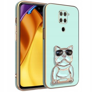 ETUI GLAMOUR DOG 6D DO XIAOMI REDMI NOTE 9 UCHWYT PODSTAWKA OCHRONA + SZKŁO
