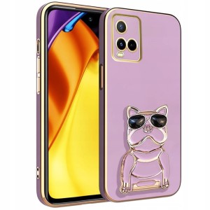 ETUI GLAMOUR DOG 6D DO VIVO Y21S / Y33S UCHWYT PODSTAWKA OCHRONA + SZKŁO