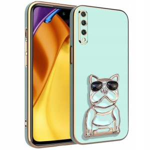 ETUI GLAMOUR DOG 6D DO SAMSUNG A70 UCHWYT PODSTAWKA OCHRONA CASE + SZKŁO
