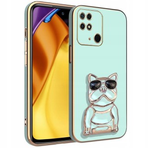 ETUI GLAMOUR DOG 6D DO XIAOMI REDMI 10C UCHWYT PODSTAWKA OCHRONA + SZKŁO