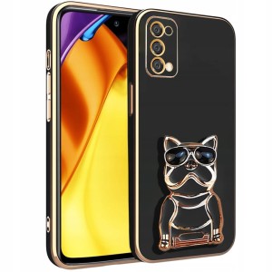 ETUI GLAMOUR DOG DO OPPO A54 5G / A74 5G / A93 5G UCHWYT PODSTAWKA + SZKŁO