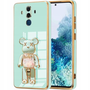 ETUI GLAMOUR DO HUAWEI MATE 10 PRO BEAR UCHWYT MIŚ SILIKON CASE 6D + SZKŁO