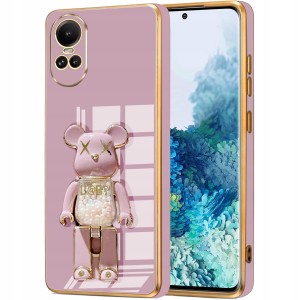 ETUI GLAMOUR DO OPPO RENO 10 5G / 10 PRO 5G BEAR UCHWYT MIŚ SILIKON CASE