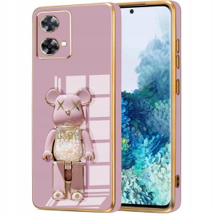 ETUI GLAMOUR DO MOTO EDGE 40 NEO 5G BEAR UCHWYT PODSTAWKA MIŚ SILIKON