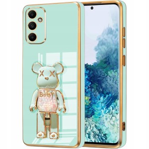 ETUI GLAMOUR DO SAMSUNG A35 5G UCHWYT PODSTAWKA EMO SILIKON CASE + SZKŁO