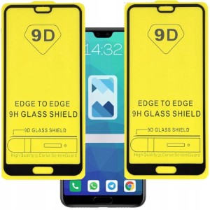 2x SZKŁO 9D na cały ekran do HUAWEI P9 LITE 2017